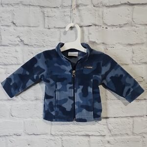 Columbia Blue Camo Kids Jacket